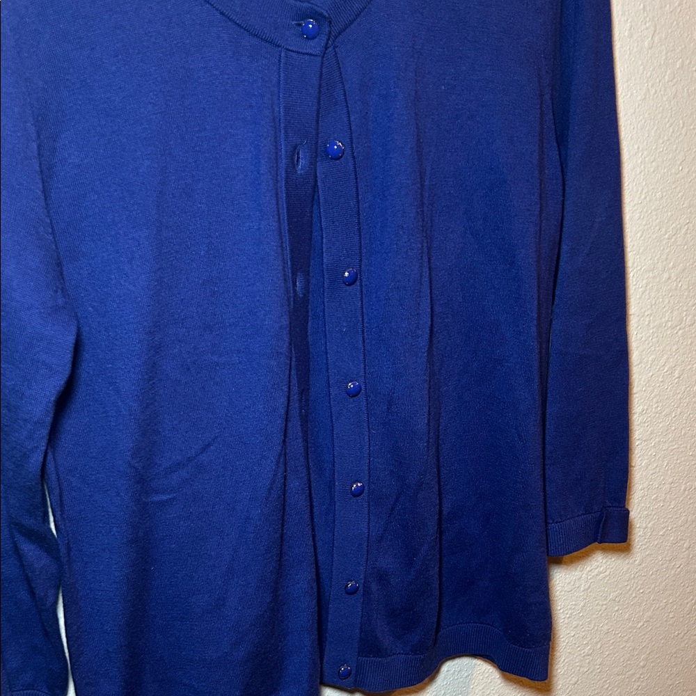 Kate Spade Royal Blue Cardigan - Picture 5 of 6
